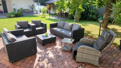 Volkstedt Apartment | Cozy Saalebogen Apartments with Garden Terrace & Free Parking