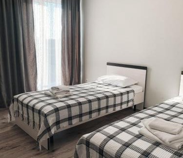 Mukachevo Apartment | Modern Apartments Domovik: Family-Friendly Stay with Pets