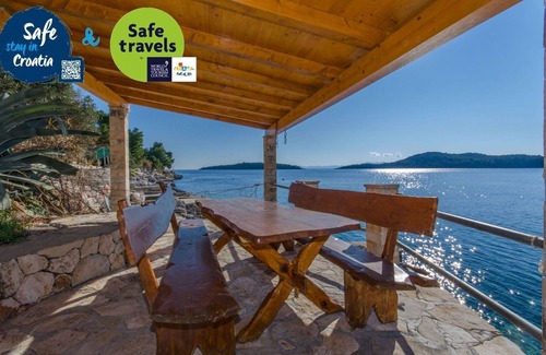 Prizba Apartment | Pet-Friendly Oceanfront Apartments Ivan in Prizba - Rated 9/10
