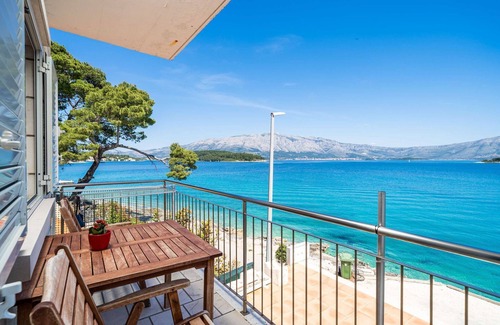 Lumbarda Apartment | Apartments Nikolina (LU) - Studio with Sea View
