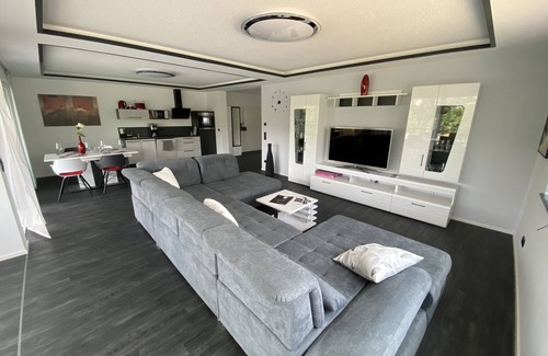 Saaldorf Condo | Inviting Saaldorf WG 5: Balcony with Reservoir View