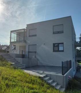 Sondelfingen House | Apartments Seibel Doppel-Zweibettzimmer mit Bad