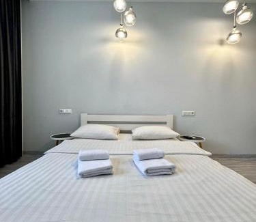 Sukhinovka Apartment | Stylish ApartPoltava: Design Apartments with Tropical Shower