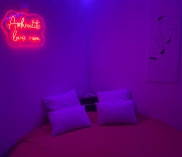 Chateau-Landon Apartment | Indulge in Aphrodite LoveRoom: Spa, Hot Tub & More