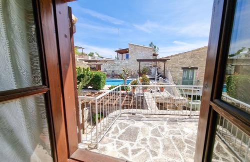 Skarinou Apartment | Delightful Aphrodite's Pool Retreat with Family-Friendly Amenities