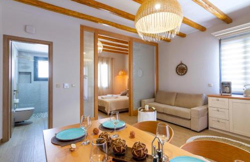 Moudros House | Oceanfront Aphrodite Stone Apartments with Private Beach Access