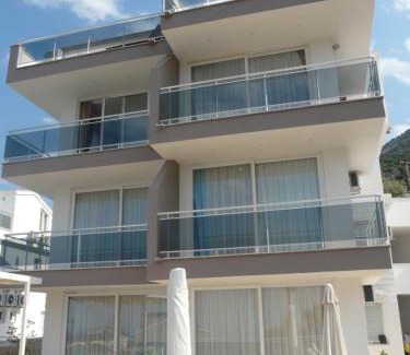 Kalkan Apartment | Oceanfront Apollon Apartment with Pool & Private Beach