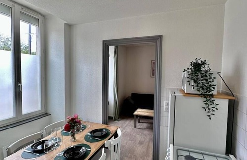 Roanne Apartment | Cozy Apartment with Free Parking for Your Family Getaway