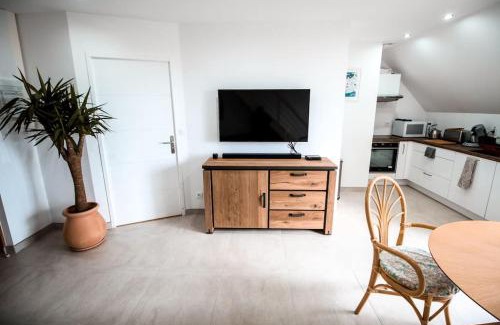Saint-Guenole Apartment | Panoramic Ocean View Duplex with Pool & Balcony Escape