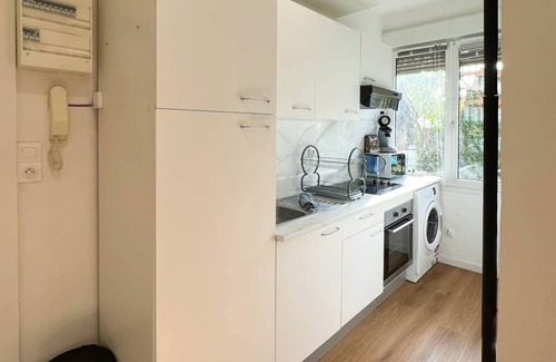 Belfort Apartment | Guest Rated: Appart'Hôtel Le Tilleul with Netflix & Garden