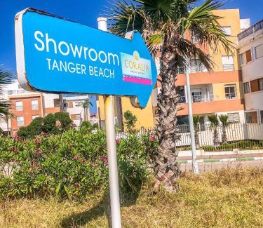 Hjar Ennhal Apartment | Beachside Escape at Appart Tanger Beach with Oceanfront Views