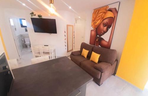 Los Cristianos Apartment | Oceanfront Appart Vista Mare Giada Steps from the Beach