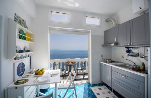 Furore Apartment | Scenic Furore Apartment with Breathtaking Amalfi Coast Views