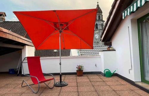 Ascona Apartment | Appartamento Ascona: Rooftop Terrace with Ocean Views