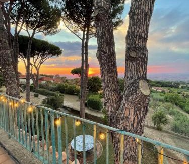 Monte Porzio Catone Apartment | Stunning View of Rome at Appartamento Castelli Romani