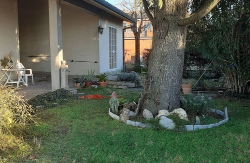 Castenaso Apartment | Beautiful Cedro del Libano Apartment with Private Garden