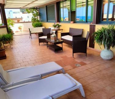 Piraino Apartment | Inviting Appartamento del Mare Gliaca with Ocean View & Terrace