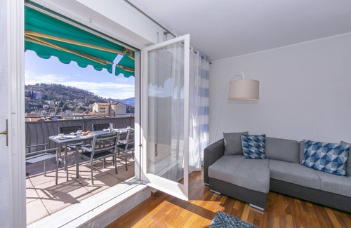 Laveno Apartment | Inviting Il Golfo Apartment with Lake View and Pool
