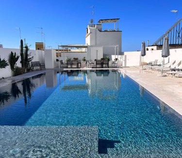 Sannicola Apartment | Elegant Appartamento Trifoglio with Ocean View Pool
