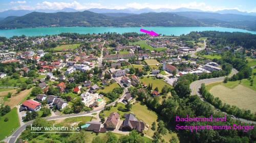 Krumpendorf am Woerther See Apartment | Ocean View Appartements Bürger with Private Beach Access