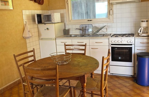 Saint-Michel-en-Greve Apartment | Cozy Apartment with Sea View for 2-3 Guests