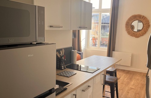 Angouleme Apartment | Elegant Apartment with Kitchen and Family-Friendly Amenities