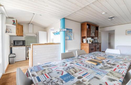 Barbatre Apartment | Spacious Oceanfront Apartment for 10 Steps from the Beach