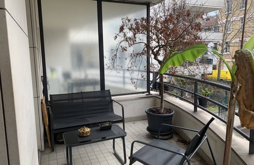Cœur de Ville Apartment | Spacious 3-Bedroom Apartment with Terrace near La Défense