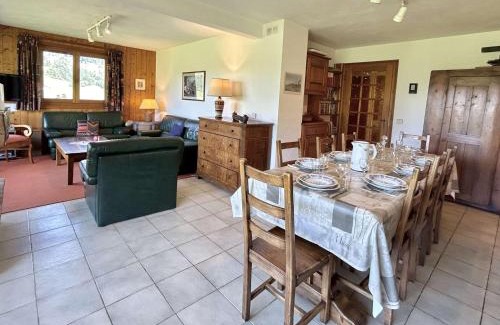 Megeve Apartment | Family-Friendly Apartment with Garden Terrace in Megève