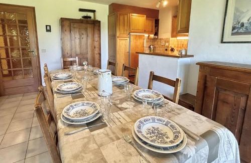 Megeve Apartment | Family-Friendly Apartment with Garden Terrace in Megève