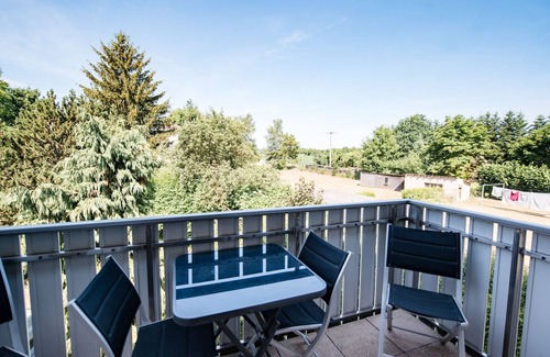 Merkendorf Apartment | Cozy Apartment for 4 with Balcony & Spa Amenities