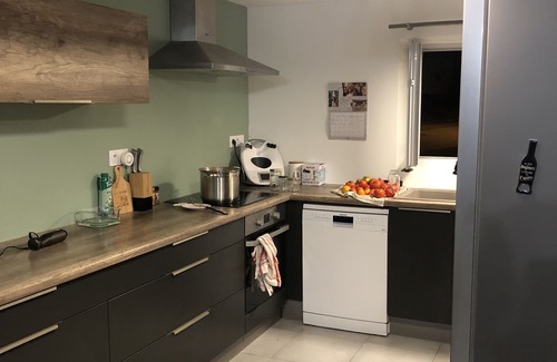 Vaugneray Bed & Breakfast | Scenic Apartment Overlooking the Lyonnais Mountains