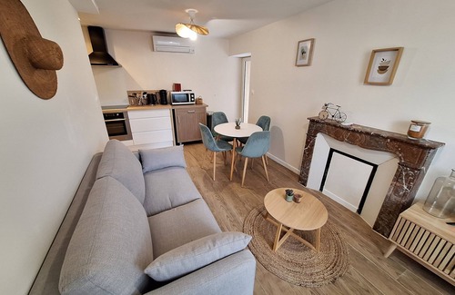 Malaucene Apartment | Central City Apartment with Private Courtyard by Ventoux