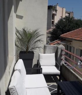 Gares Apartment | Central City Apartment with Terrace - Family Friendly Stay