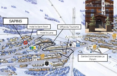 Courchevel Apartment | Inviting Apartment with Sauna & Balconies in Courchevel 1850