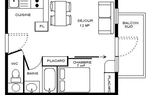 Termignon Apartment | Appartement cosy 4 pers au pied des pistes avec wifi, balcon et casier à ski - FR-1-508-18