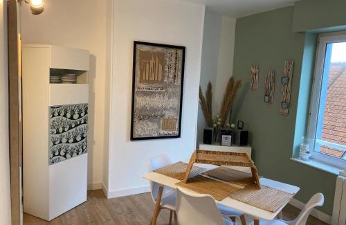 Le Portel Apartment | Cozy Duplex Apartment Steps from the Beach with Ocean View