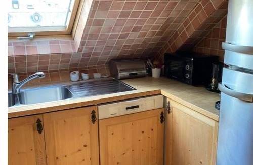 Quartier de la Place-Vendome Ski Chalet | Chalet-Style Apartment with Rooftop Views Near Louvre