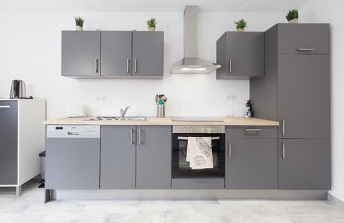 Mulhouse Apartment | One-Bedroom Apartment with City View and Balcony in Mulhouse
