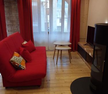 Les Sagnieres Apartment | Cozy Village Apartment with Family-Friendly Amenities
