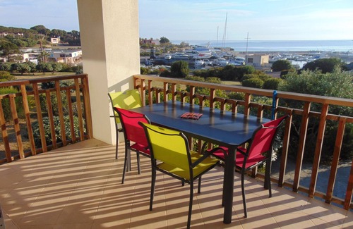 Marine de Saint Ambroggio Apartment | Airy Oceanview Apartment Steps from the Beach with Spa