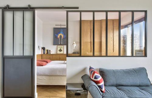 16th Arrondissement Apartment | Modern 1-Bedroom Flat with Balcony Near Eiffel Tower