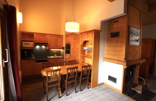 Arc-1950 Apartment | Cozy 3-Bedroom Ski Retreat with Fireplace and Spa Access
