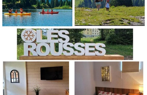 Les Rousses Apartment | Le Flocon: Cozy Garden Apartment, Perfect for Families