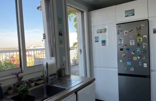 20th Arrondissement Apartment | Bright Apartment with Large Terrace in Parisian Countryside