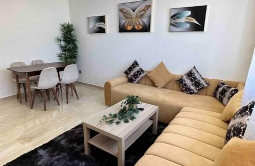 Ain Chock Apartment | Bright and Comfortable One-Bedroom Apartment with Rooftop Pool