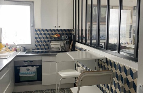 Parc-de-Montsouris Apartment | Inviting Parisian Apartment with Park View and Sunny Balcony