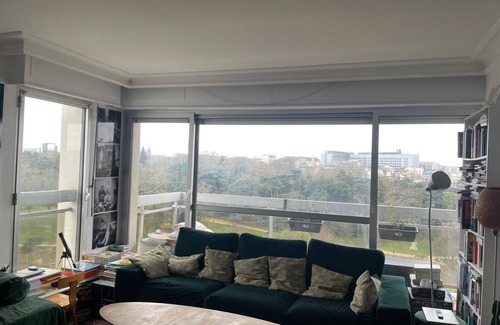 Parc-de-Montsouris Apartment | Inviting Parisian Apartment with Park View and Sunny Balcony