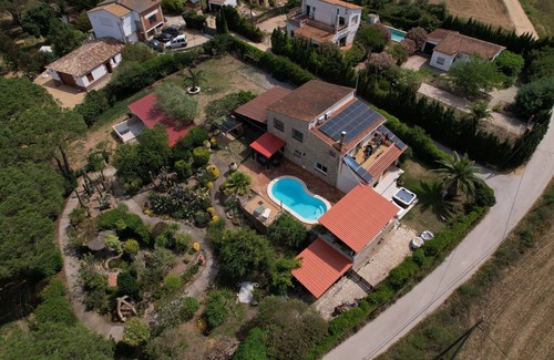Tordera Apartment | Private Pool Getaway with Ocean View for Family Fun