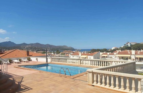 Llanca Apartment | Cozy Apartment with Pool, Terrace Near Farella Beach
